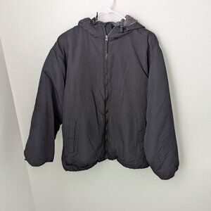 Duluth Trading Co. Men's Black Hooded Insulated Jacket, Large